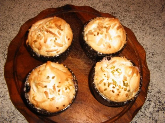 Rezept: Obstsalat mit Baiserhaube Bild Nr. 5 Obstsalat mit Baiserhaube - Rezept - Bild Nr. 5