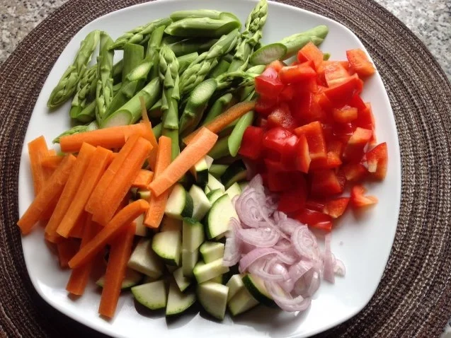 Rezept: Grünes Spargelcurry..... Bild Nr. 3 Grünes Spargelcurry..... - Rezept - Bild Nr. 3