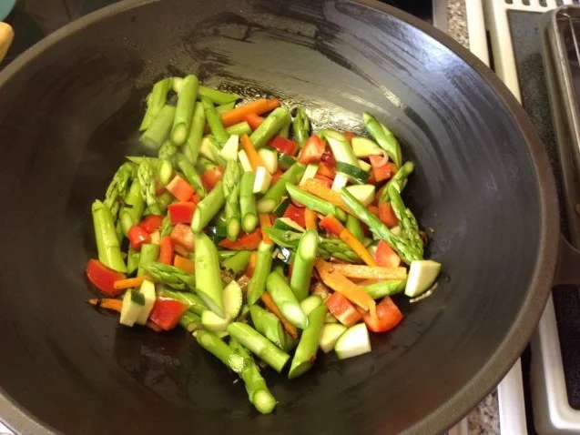 Rezept: Grünes Spargelcurry..... Bild Nr. 4 Grünes Spargelcurry..... - Rezept - Bild Nr. 4