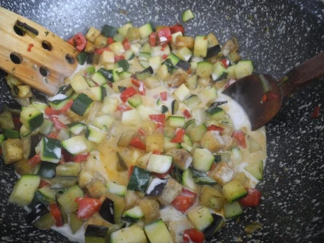 Vegan aus dem Wok : Gemüse - Wok an Cocossahne - Rezept - Bild Nr. 10