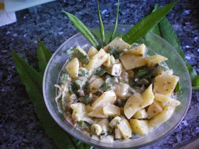 Salat: Kartoffelsalat, einfach - Rezept