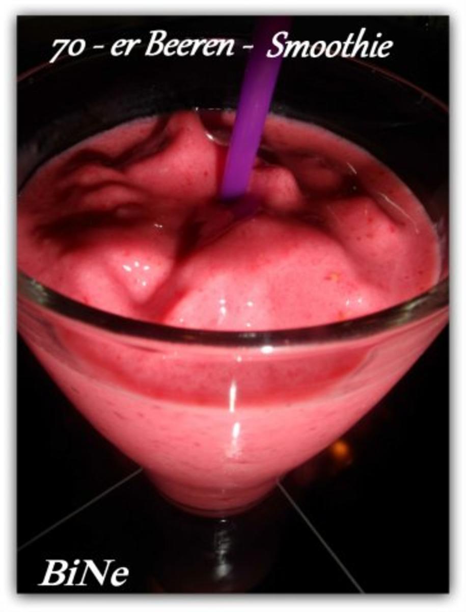 BiNe` S 70 - ER BEEREN - SMOOTHIE - Rezept Durch Bine13100