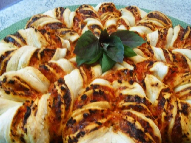 Rezept: Pizzablume Bild Nr. 2 Pizzablume - Rezept - Bild Nr. 2