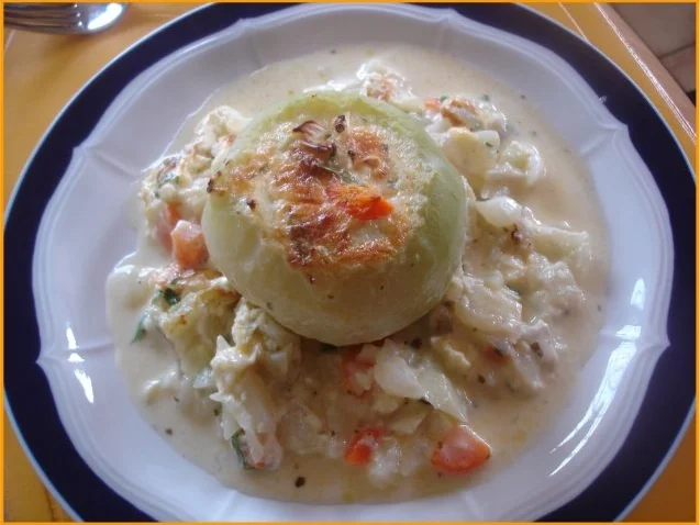 Rezept: Kohlrabi gefüllt Kohlrabi gefüllt - Rezept