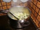 Putengeschnetzeltes mit Risottoreis und Zucchinigemüse - Rezept
