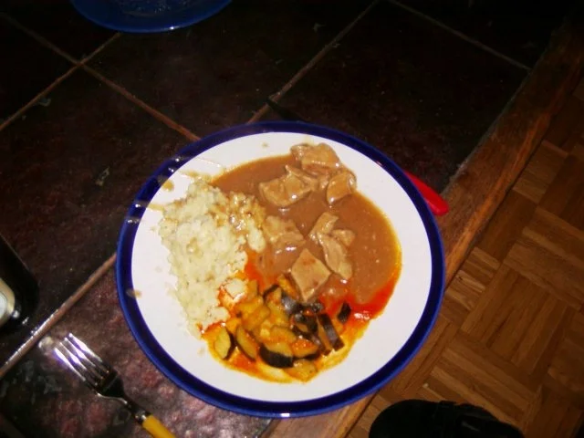 Putengeschnetzeltes mit Risottoreis und Zucchinigemüse - Rezept - Bild Nr. 3