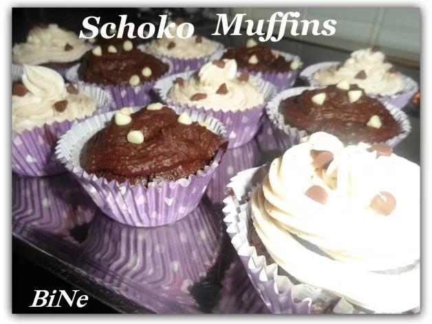 Rezept: BiNe` S SCHOKO - MUFFINS Bild Nr. 2 BiNe` S SCHOKO - MUFFINS - Rezept - Bild Nr. 2