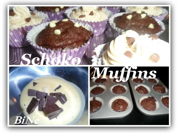 Rezept: BiNe` S SCHOKO - MUFFINS BiNe` S SCHOKO - MUFFINS - Rezept