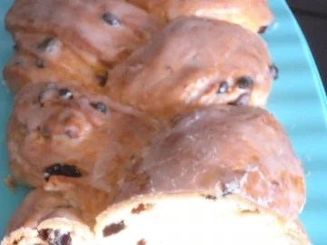 Rosinen-Zopf - Rezept