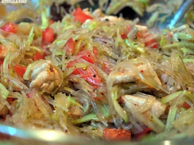 Geflügel-Glasnudel-Salat mit Pimentos de Padron - Rezept - Bild Nr. 10