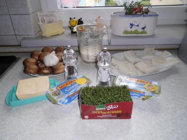 Rezept: Heilbuttfilets mit Champignons Bild Nr. 2 Heilbuttfilets mit Champignons - Rezept - Bild Nr. 2