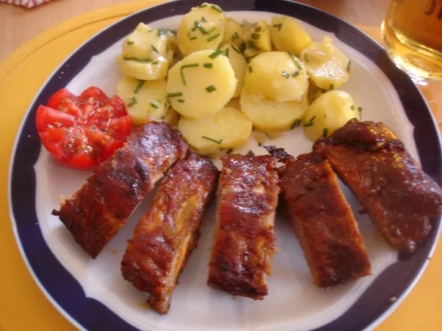 Rezept: Leiterchen mit Pellkartoffelsalat Bild Nr. 11 Leiterchen mit Pellkartoffelsalat - Rezept - Bild Nr. 11