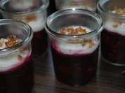 Rote Grütze im Weckglas mit Vanillecreme - Rezept
