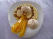 Eis -Beschwipstes Eis auf Mango-Spiegel - Rezept