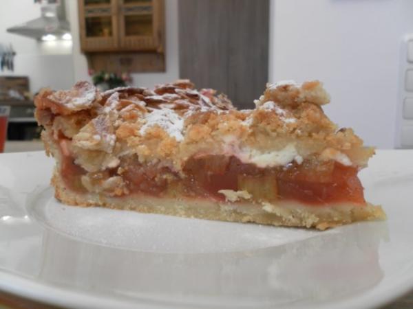 Rhabarber-Streuselkuchen - Rezept mit Bild - kochbar.de