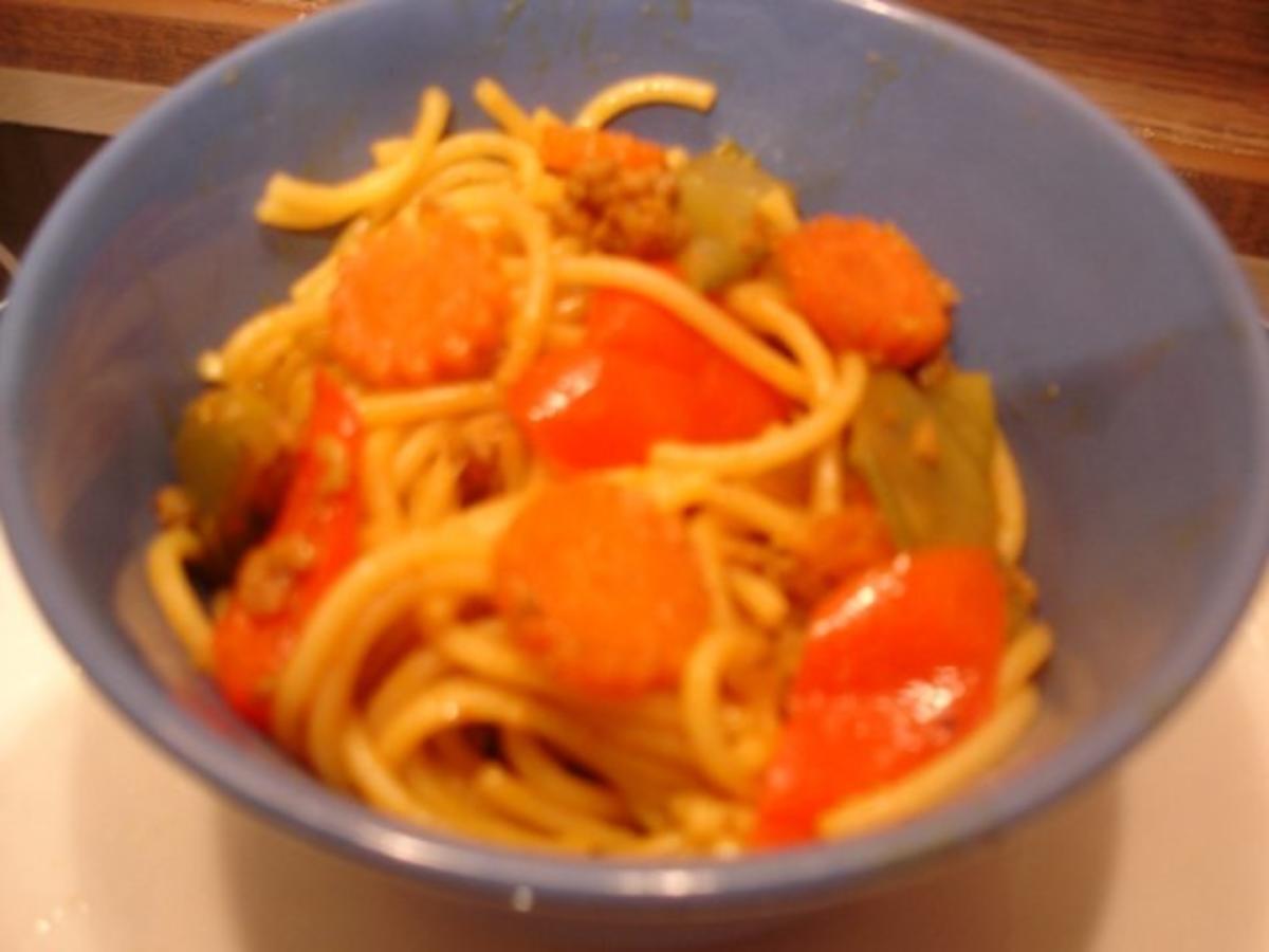 Asiatische Spaghetti mit Hackfleisch - Rezept - Bild Nr. 16
