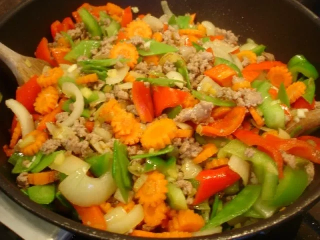 Rezept: Asiatische Spaghetti mit Hackfleisch Bild Nr. 11 Asiatische Spaghetti mit Hackfleisch - Rezept - Bild Nr. 11