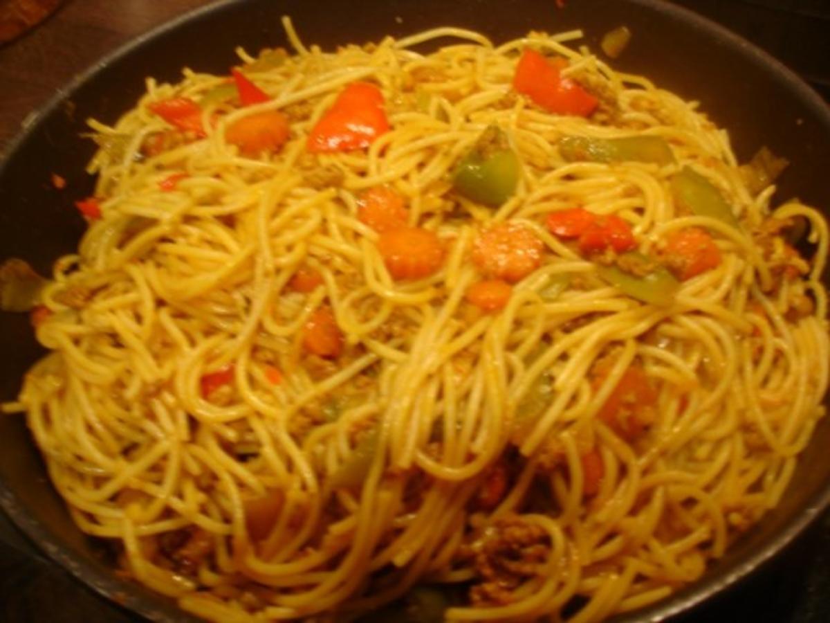 Asiatische Spaghetti mit Hackfleisch - Rezept - Bild Nr. 17