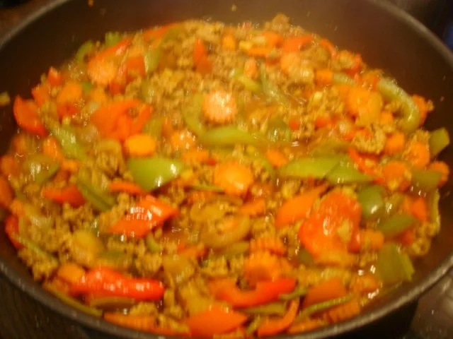 Rezept: Asiatische Spaghetti mit Hackfleisch Bild Nr. 14 Asiatische Spaghetti mit Hackfleisch - Rezept - Bild Nr. 14