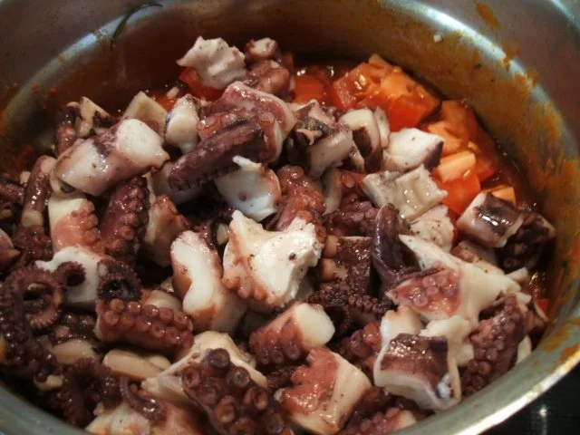 Fisch: Sepia in Tomatensoße - Rezept - Bild Nr. 11