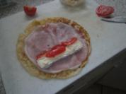Pfannkuchen mit Schinken-Käse-Füllung - Rezept