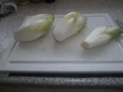 Chicoree in Ahornsirup karamelisiert - Rezept