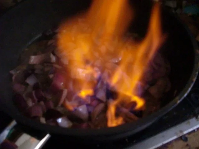 Rezept: flambierte Schweine - Nieren Bild Nr. 4 flambierte Schweine - Nieren - Rezept - Bild Nr. 4