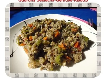 Rezept: Fisch: Seelachs-Gemüse-Risotto Fisch: Seelachs-Gemüse-Risotto - Rezept