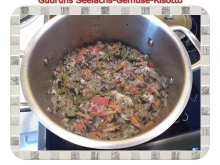 Rezept: Fisch: Seelachs-Gemüse-Risotto Bild Nr. 12 Fisch: Seelachs-Gemüse-Risotto - Rezept - Bild Nr. 12