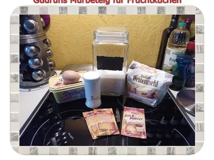 Rezept: Kuchen: Mürbeteig für Obstkuchen mit Mandelaroma Bild Nr. 2 Kuchen: Mürbeteig für Obstkuchen mit Mandelaroma - Rezept - Bild Nr. 2