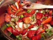 Vorrat :Rhabarber + Erdbeere für den Winter ! - Rezept