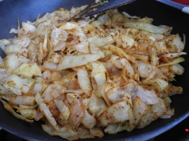 Rezept: Vegan : Paprika - Kraut - Pfanne Bild Nr. 9 Vegan : Paprika - Kraut - Pfanne - Rezept - Bild Nr. 9