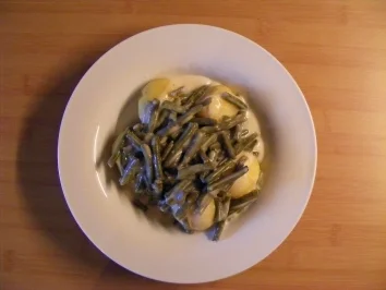 Rezept: Gestofte Bohnen Gestofte Bohnen - Rezept