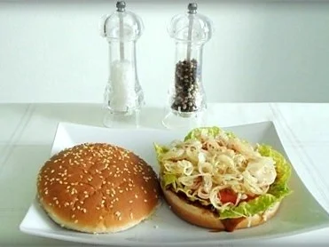 XXL- Burger mit saftigem Minuten Steak - Rezept - Bild Nr. 10