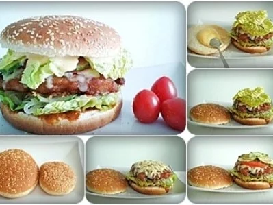 XXL- Burger mit saftigem Minuten Steak - Rezept - Bild Nr. 18
