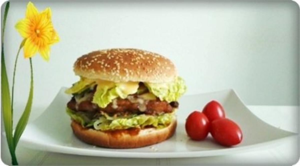 XXL- Burger mit saftigem Minuten Steak - Rezept - Bild Nr. 19