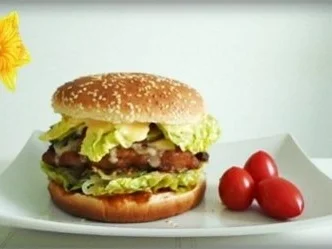 XXL- Burger mit saftigem Minuten Steak - Rezept - Bild Nr. 19