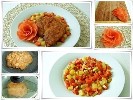 Rezept: Frühlingsgemüse für saftige Minuten Steak Bild Nr. 2 Frühlingsgemüse für saftige Minuten Steak - Rezept - Bild Nr. 2