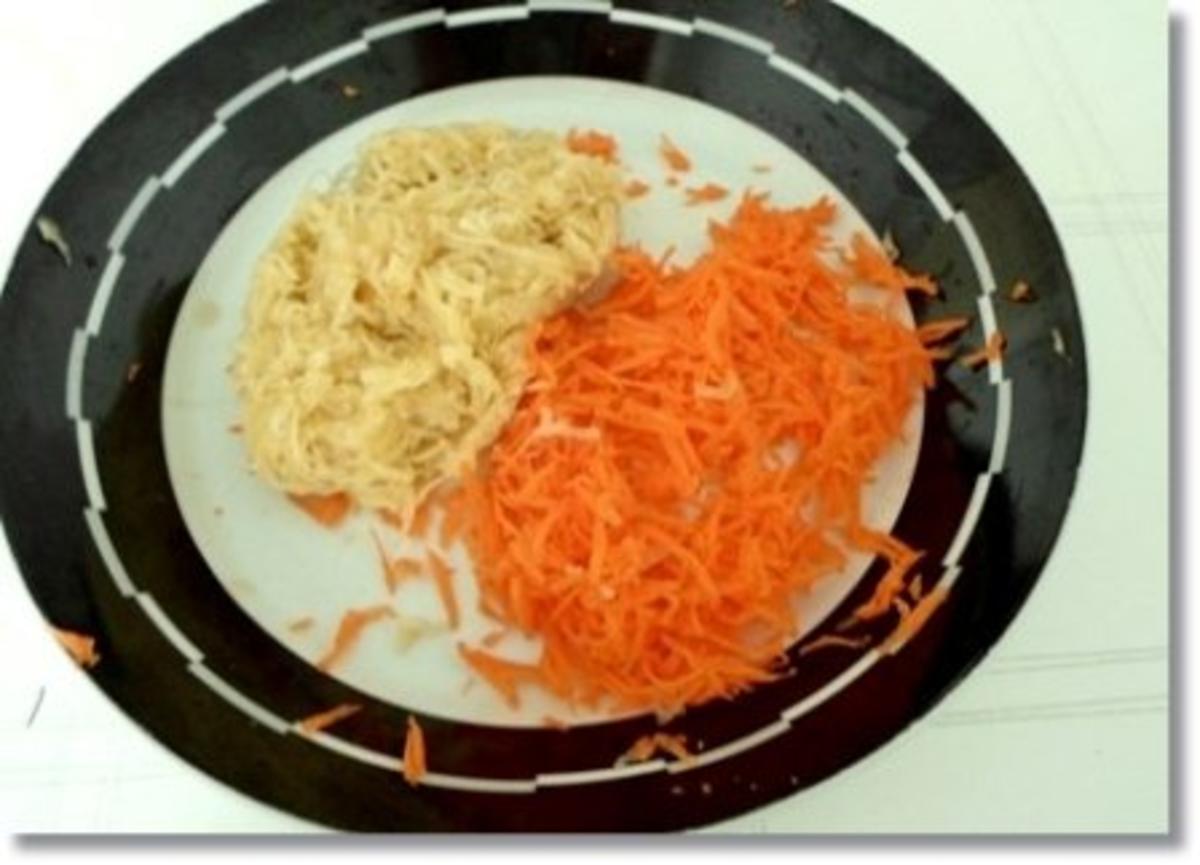 Kartoffel-Möhrenrösti mit Lachs und Caviar - Rezept - Bild Nr. 8