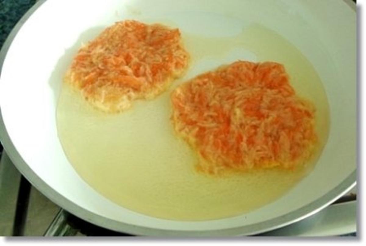 Kartoffel-Möhrenrösti mit Lachs und Caviar - Rezept - Bild Nr. 11