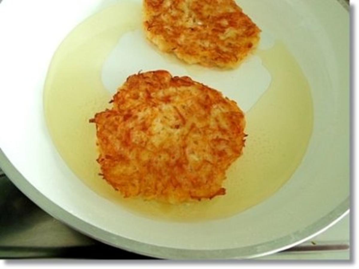 Kartoffel-Möhrenrösti mit Lachs und Caviar - Rezept - Bild Nr. 13