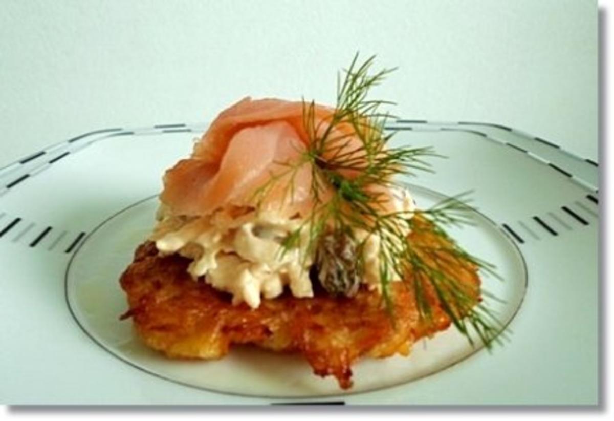 Kartoffel-Möhrenrösti mit Lachs und Caviar - Rezept - Bild Nr. 17