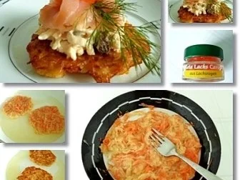 Kartoffel-Möhrenrösti mit Lachs und Caviar - Rezept - Bild Nr. 19