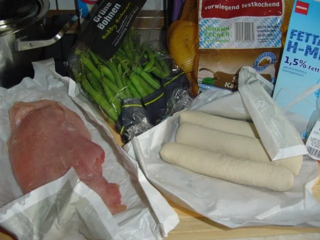 Bohnen mit Pute und Nackerte - Rezept - Bild Nr. 3