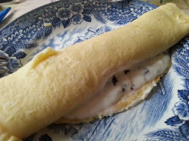 Topfenpalatschinken - Pfannkuchen - Rezept