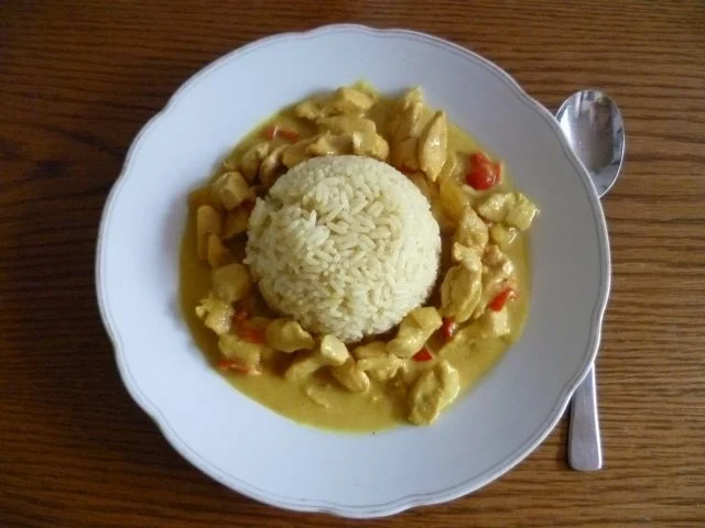 Pfannengericht - Fruchtiges Chickencurry - Rezept
