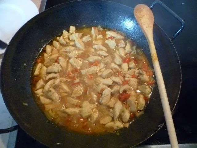 Pfannengericht - Fruchtiges Chickencurry - Rezept - Bild Nr. 6