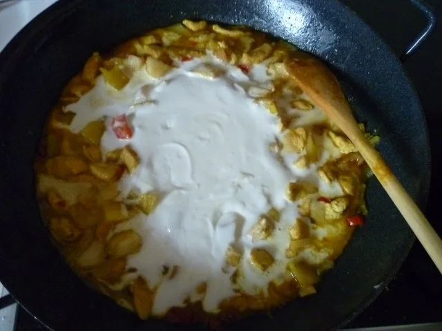 Pfannengericht - Fruchtiges Chickencurry - Rezept - Bild Nr. 8