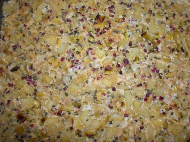 Rezept: Kartoffel-Lauch-Auflauf mit Schinken Bild Nr. 19 Kartoffel-Lauch-Auflauf mit Schinken - Rezept - Bild Nr. 19