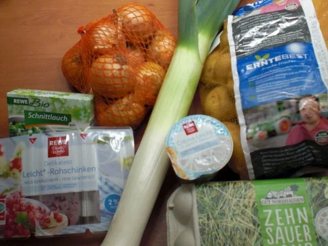 Rezept: Kartoffel-Lauch-Auflauf mit Schinken Bild Nr. 2 Kartoffel-Lauch-Auflauf mit Schinken - Rezept - Bild Nr. 2